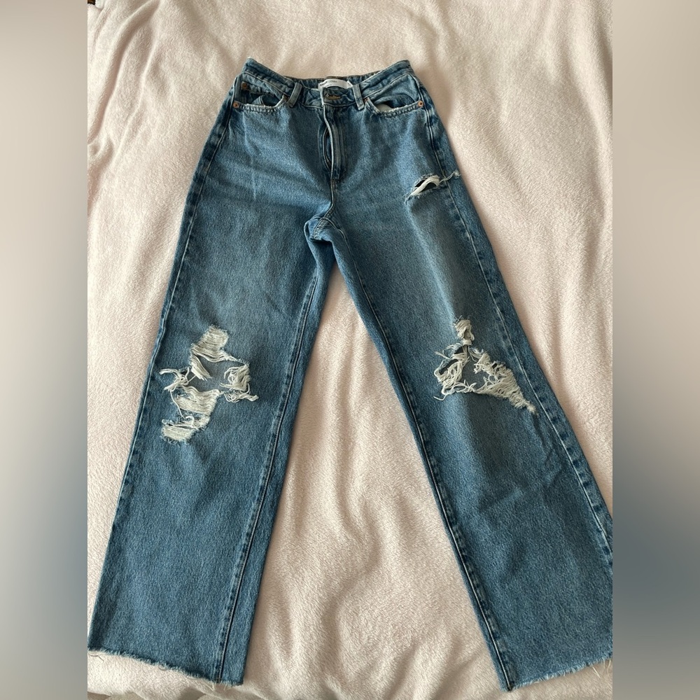 Garage wide leg jeans